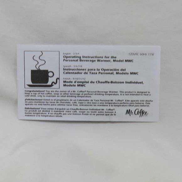 Mr. Coffee Mug Warmer - Picture 5 of 5